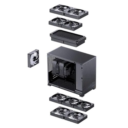 Case JONSBO D32 STD Black | M-ATX| Mini Tower| VGA 365mm